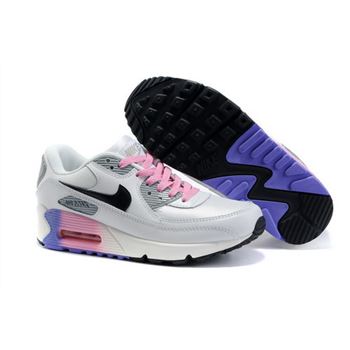 Nike Air Max 90 Womens Shoes Wholesale White Gray Pink Black Japan